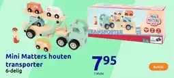 Action Mini Matters houten transporter aanbieding