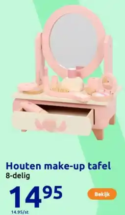Action Houten make-up tafel aanbieding