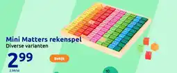 Action Mini Matters rekenspel aanbieding