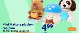 Action Mini Matters pluchen capibara aanbieding
