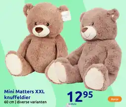 Action Mini Matters XXL knuffeldier aanbieding