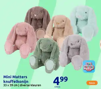 Mini Matters knuffelkonijn