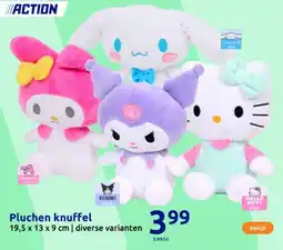 Action Pluchen knuffel aanbieding