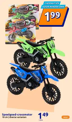 Action Speelgoed Crossmotor aanbieding