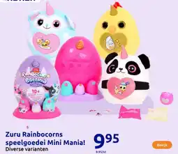 Action Zuru Rainbocorns speelgoedei Mini Mania! aanbieding