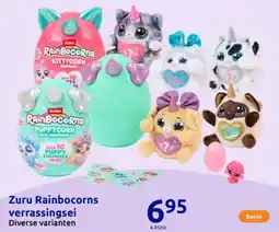 Action Zuru Rainbocorns verrassingsei aanbieding