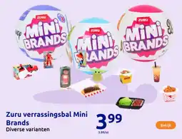 Action Zuru verrassingsbal Mini Brands aanbieding