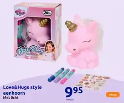 Action Love&Hugs style eenhoorn aanbieding