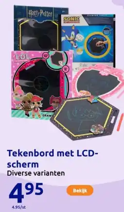 Action Tekenbord met LCD Scherm aanbieding