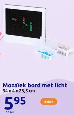 Action Mozaïek bord met licht aanbieding