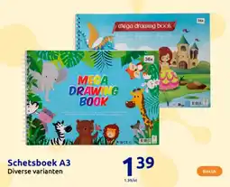 Action Schetsboek A3 aanbieding