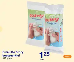 Action Creall Do & Dry boetseerklei aanbieding