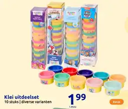 Action Klei uitdeelset aanbieding