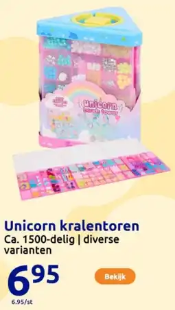 Action Unicorn kralentoren aanbieding
