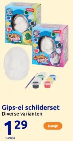 Action Gips-ei schilderset aanbieding