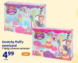 Action Stretchy fluffy speelzand aanbieding