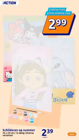 Action Verf je eigen Stitch aanbieding