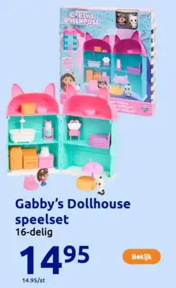 Action Gabby's Dollhouse speelset aanbieding
