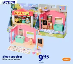 Action Bluey speelset aanbieding