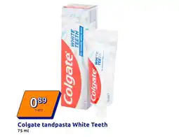 Action Colgate tandpasta White Teeth aanbieding