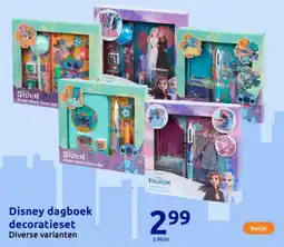 Action Disney dagboek decoratieset aanbieding