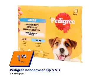 Action Pedigree hondenvoer Kip & Vis aanbieding