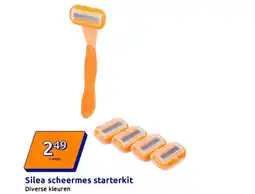 Action Silea scheermes starterkit aanbieding