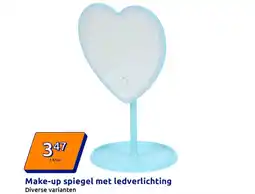 Action Make-up spiegel met ledverlichting aanbieding