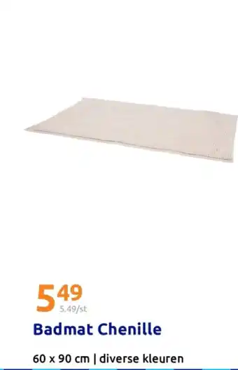 Action Badmat Chenille aanbieding