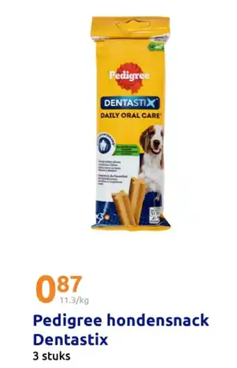 Action Pedigree hondensnack Dentastix aanbieding