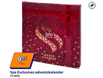 Action Spa Exclusives adventskalender aanbieding