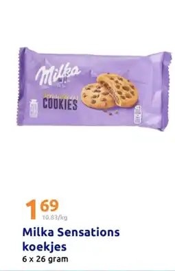 Action Milka Sensations koekjes aanbieding