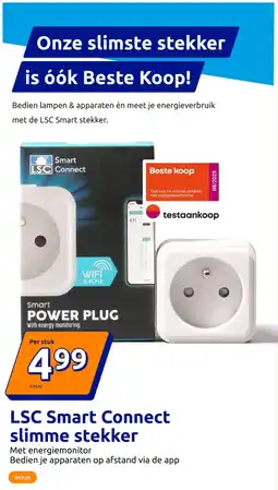 Action LSC Smart Connect slimme stekker aanbieding