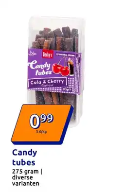 Action Candy tubes aanbieding