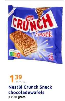 Action Nestlé Crunch Snack chocoladewafels aanbieding
