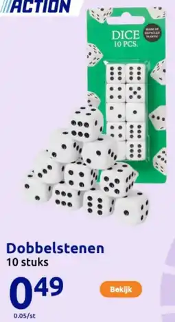 Action Dobbelstenen aanbieding