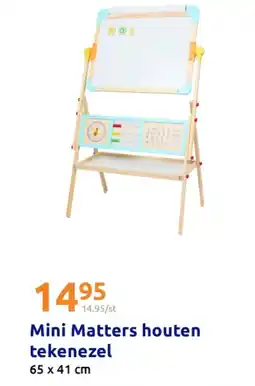 Action Mini Matters houten tekenezel aanbieding
