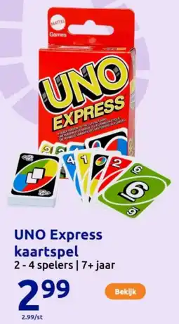 Action UNO Express kaartspel aanbieding