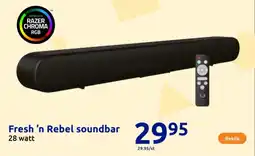 Action Fresh 'n Rebel soundbar aanbieding
