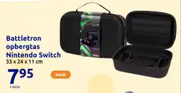 Action Battletron opbergtas Nintendo Switch aanbieding