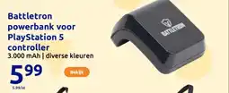 Action Battletron powerbank voor PlayStation 5 controller aanbieding