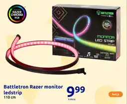 Action Battletron Razer monitor ledstrip aanbieding