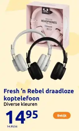 Action Fresh 'n Rebel draadloze koptelefoon aanbieding