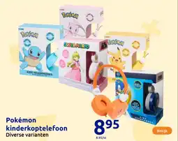 Action Pokémon kinderkoptelefoon aanbieding