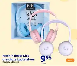 Action Fresh 'n Rebel Kids draadloze koptelefoon aanbieding