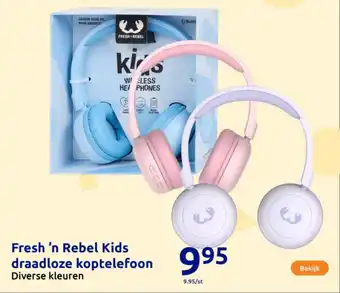 Action Fresh 'n Rebel Kids draadloze koptelefoon aanbieding