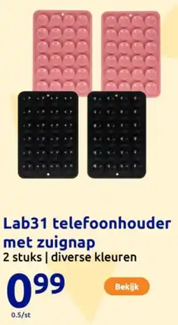 Action Lab31 telefoonhouder met zuignap aanbieding