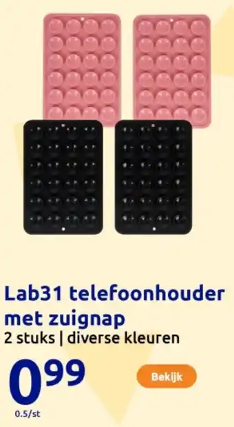 Action Lab31 telefoonhouder met zuignap aanbieding