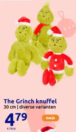 Action The Grinch knuffel aanbieding