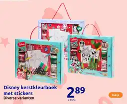 Action Disney kerstkleurboek met stickers aanbieding